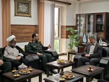 دیدار فرمانده سپاه قدس با  مسئولان قضایی استان گیلان