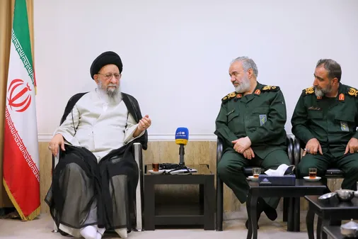 سردار فدوی با آیت&zwnj;الله نورمفیدی نماینده ولی&zwnj;فقیه در گلستان دیدار کرد