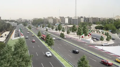 تکمیل بتن&zwnj;ریزی عرشه پروژه زیرگذر بزرگراه چمران تهران؛ گامی بلند در جهت تکمیل طرح
