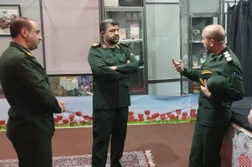 بازید سردار مسعود قنبری از ستاد معراج شهدای استان کرمانشاه