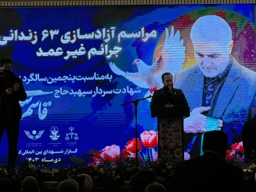 طی ایام سالگرد شهادت حاج قاسم سلیمانی ۶۳ زندانی آزاد و ۳۰۰ پک جهیزیه توزیع شد و تعدادی پروژه عمرانی و آبرسانی به بهره&zwnj;برداری رسید