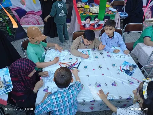 روایتی تصویری از کاروان خودرویی سربازان کوچک امام زمان (عج) در کرمانشاه