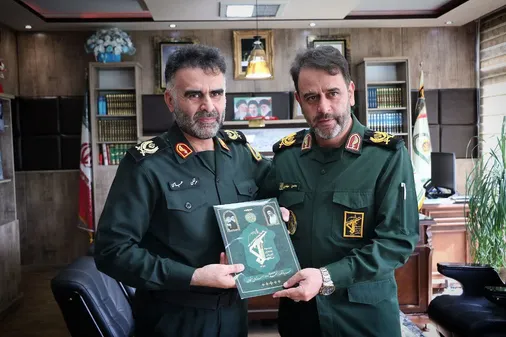 دیدار صمیمانه فرمانده سپاه استان زنجان و سردار عباسی فرمانده نیروی انتظامی استان
