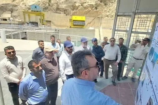 بازدید میدانی جانشین فرمانده قرارگاه سازندگی خاتم&zwnj;الانبیاء (ص) از طرح راهبردی آبرسانی فدک