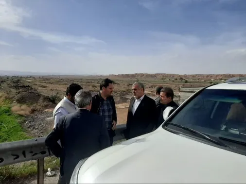 بازدید نایب&zwnj;رئیس مجلس شورای اسلامی و مدیرکل راه و شهرسازی اردبیل از پروژه ملی قطعه ۷ باند دوم محور اردبیل &ndash; سرچم