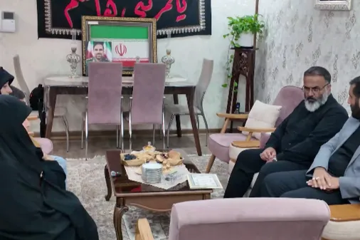 دیدار جانشین فرماندهی سپاه استان البرز، با خانواده شهدای سپاه استان