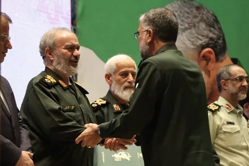 برگزاری آیین تکریم و معارفه فرمانده سپاه نینوا گلستان