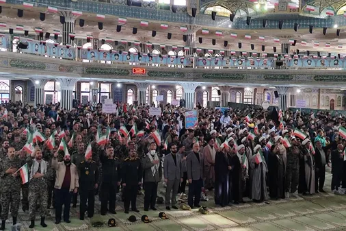 گردهمایی بزرگ بسیجیان شهرستان شهرکرد به مناسبت ۵ آذر و هفته بسیج در مصلی امام خمینی (ره)