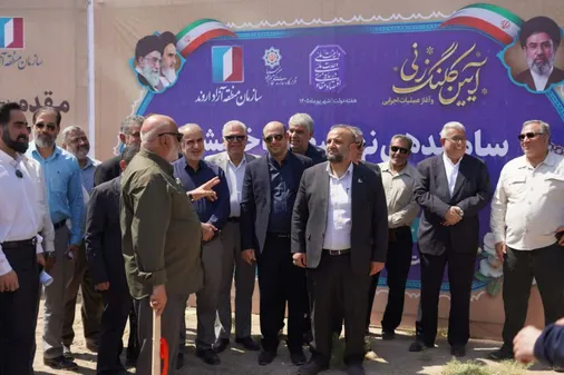 آیین کلنگ&zwnj;زنی دو پروژه مهم احداث بلوار اروند آبادان و بهسازی نهر فیصلیه خرمشهر، برگزار شد