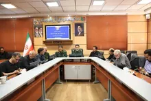 نشست خبری فرمانده سپاه همدان درباره برنامه‌های تشییع رهبر شهید انقلاب