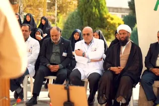 آیین غبارروبی مزار شهدای گمنام دانشگاه علوم پزشکی بقیة الله (عج)