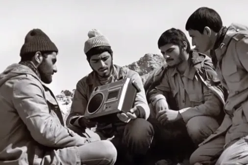 رزمندگان سمنانی در واحد تبلیغات