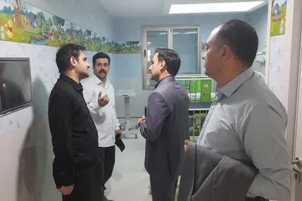 بازدید دادستان نظامی استان کردستان از بیمارستان شهید قاضی نیروی زمینی سپاه