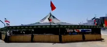 ارائه خدمات و پذیرایی از زائران مراسم تشییع پیکر مطهر قائد شهید امت در موکب پذیرایی شهرستان اشتهارد
