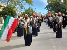 نمایش اقتدار جانفدایان در شهرستان مراوه تپه در نگارستان اقوام ایران